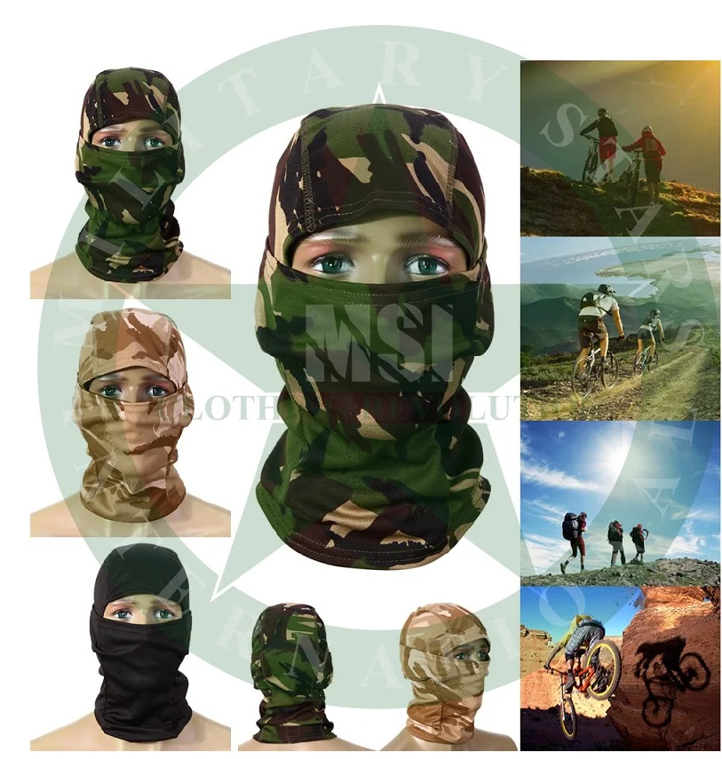 Тактический Камуфляжный головной убор для спорта на открытом воздухе военная Балаклава все лицо лыжная маска катания лыжах сноуборде рыбалки