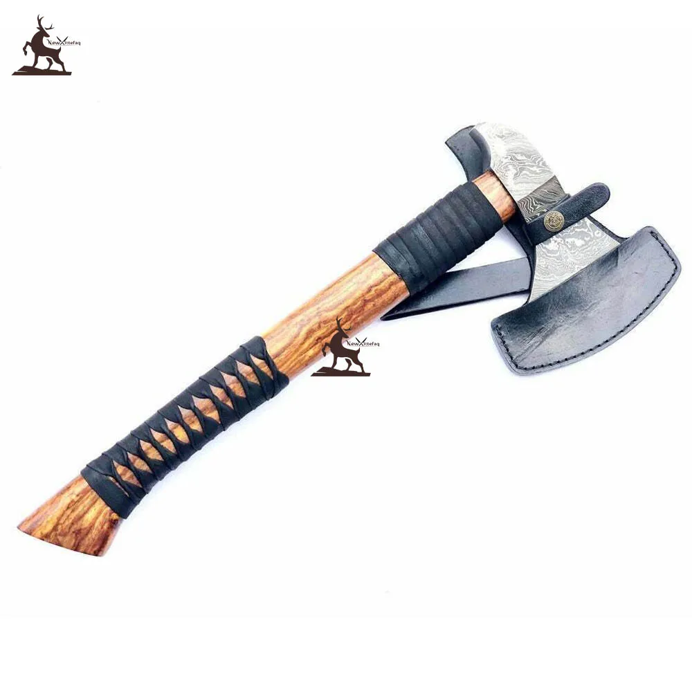 Новый дизайн топор викингов/Томагавк ручной работы из дамасской розы 20 дюймов