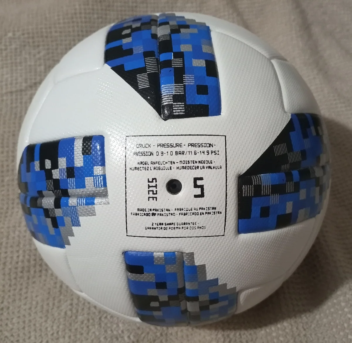 Soccerball Size 5 Thermal Bonded Soccer Ball Soccer Training Equipment White