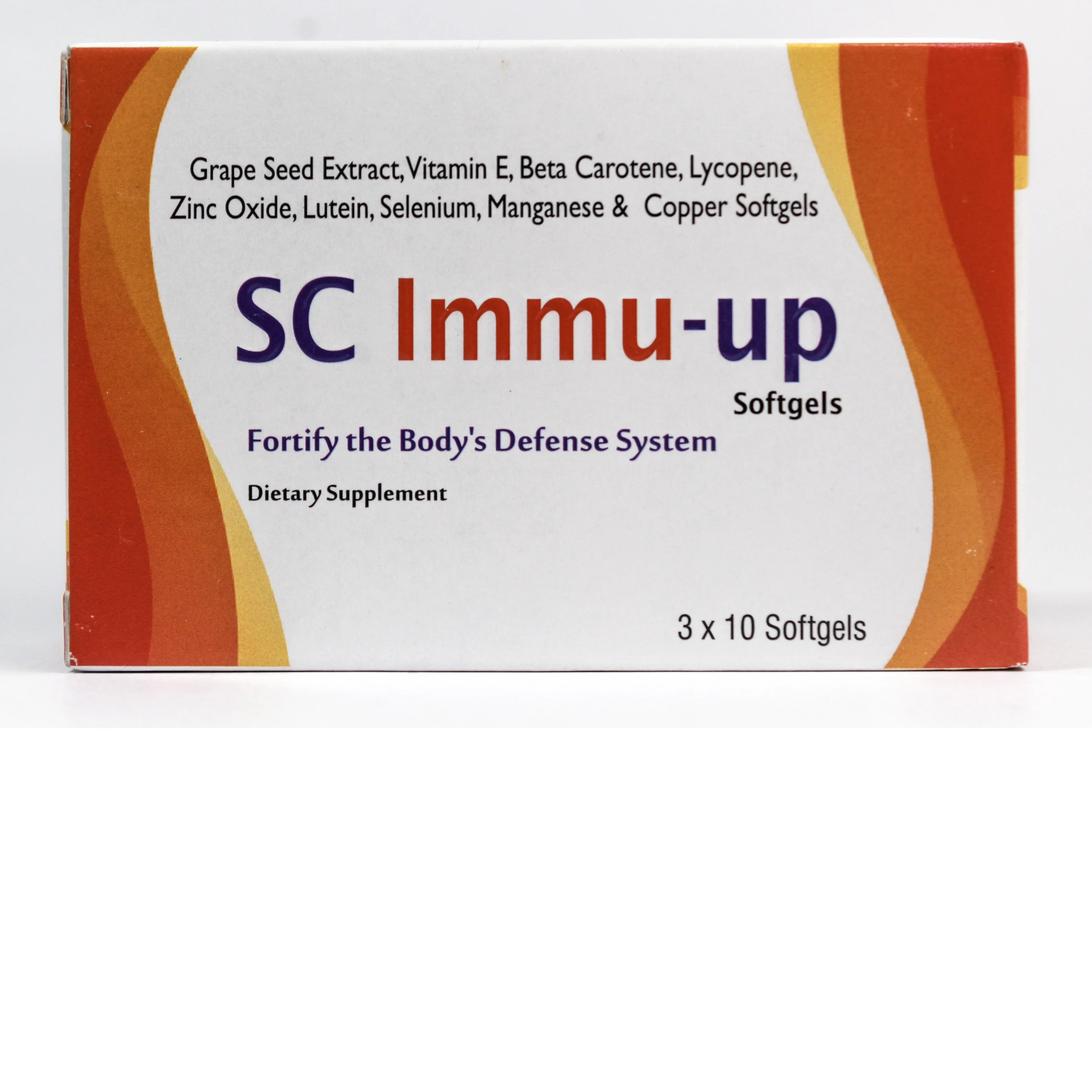 Hot selling Grape Seed Extract Vitamin E Beta Carotene Lycopene Zinc Oxide Lutein Selenium Manganese and Copper Soft gel Capsule