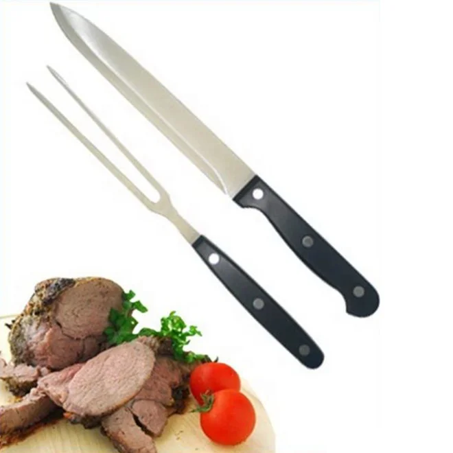 
Yangjiang Factory full tang wavy blade knife Set with Wooden Knife Block Chef knife & scissors, potato cutting Wavy Edged 