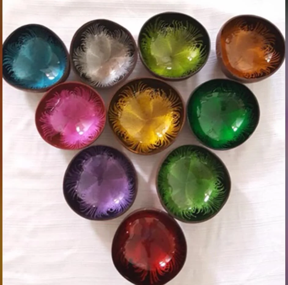 
DECORATIVE LACQUER COCONUT BOWLS LAURA +84 896611913 