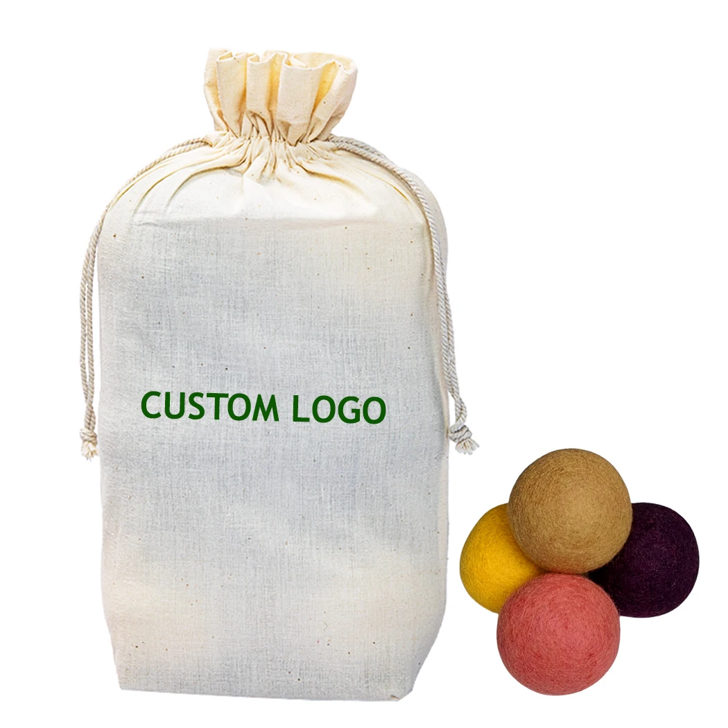 Eco-Friendly Natural Softener Handmade 100% natural colorful Wool Dryer Balls loose