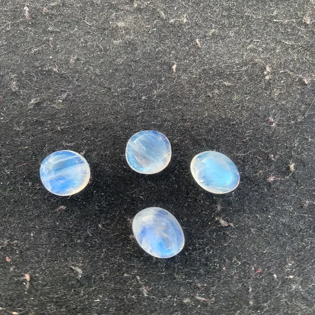  100% натуральный Радужный Лунный Камень 2 мм до 15 круглый кабошон свободный драгоценный камень