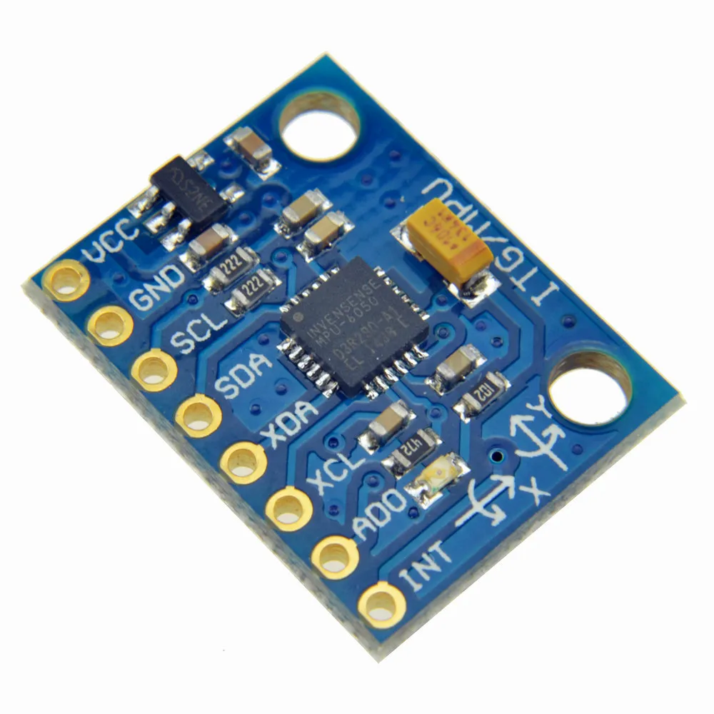 RDS Electronics- MPU-6050 MPU6050 3 Axis Analog Gyroscope Sensors + 3 Axis Accelerometer Module GY-521