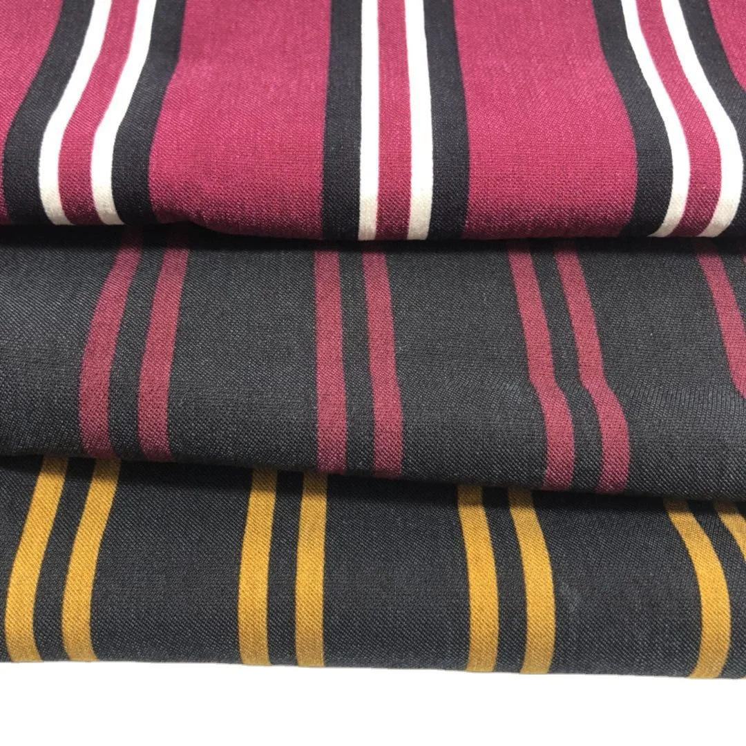 
Wholesale Stripe woven bengaline fabric 