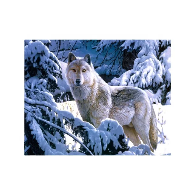 2023 Wolf Design 3d Lenticular Picture Nake 75LPI Lenticular FOR Home Decoration