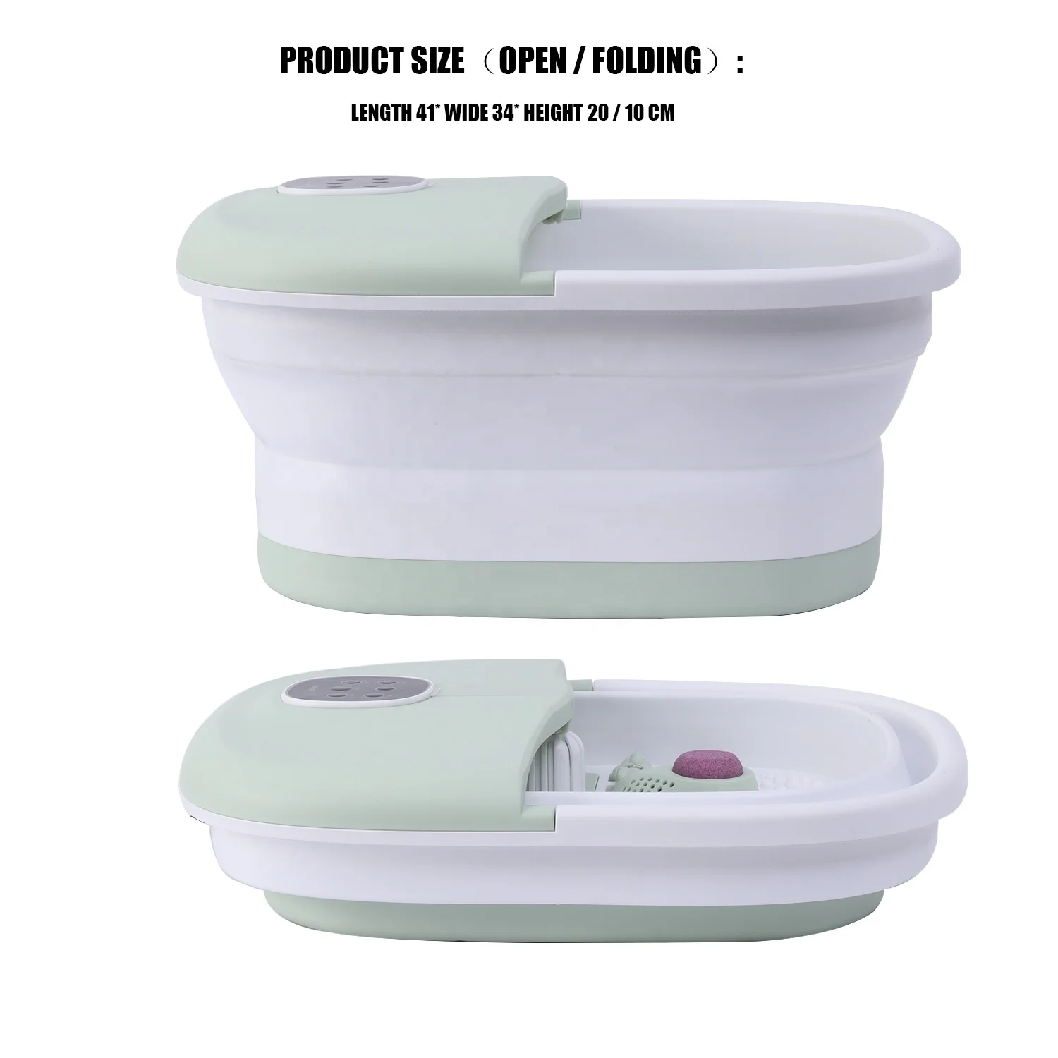 Factory Directly Sale Newest Design Collapsible Foot Spa Portable Foot Bath Machine With Remote Control Heating Bubble