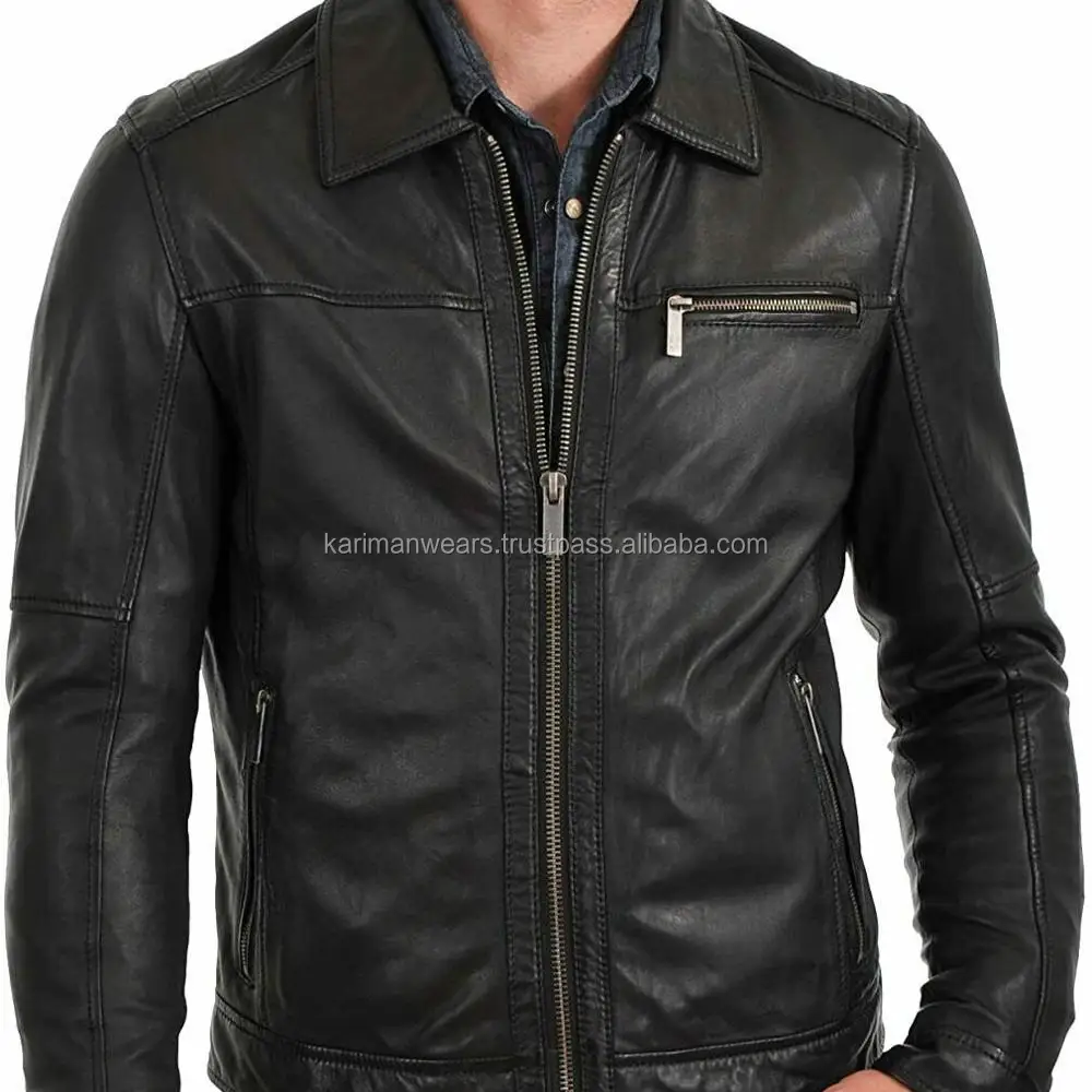 Fashion Designs Boys Classic Biker Jacket Motorcycle Pu Faux Leather Jacket For Mens Blazer Masculino Slim Fit Leather Coat