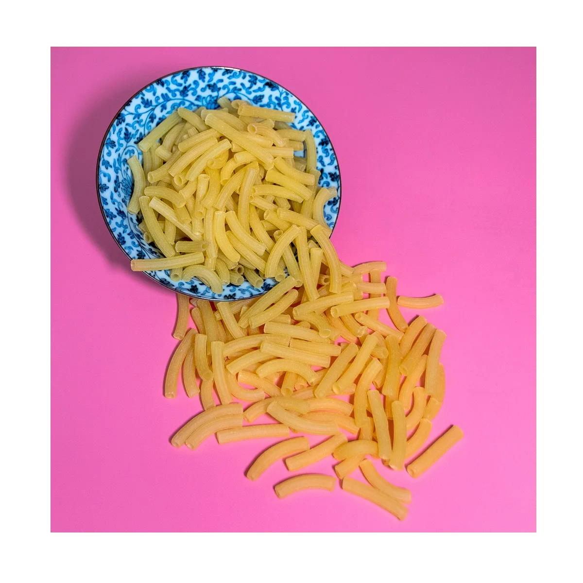 Low Price For Wholesaler Sugar Free Macaroni Rice Pasta Wholesale Soy Free Long Macaroni Shape Yellow Color