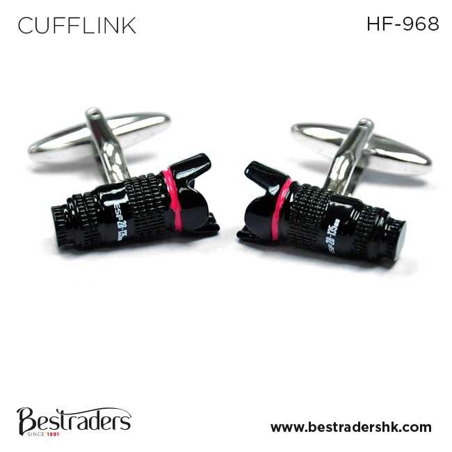 Оптовая продажа, новинка, мужская рубашка в форме черной камеры, запонки нового дизайна