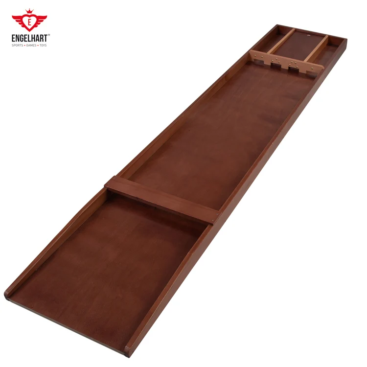 Longfield Games - High Quality Luxury Tournament Shuffleboard Sjoelbak including 30 beechwood Shuffle discs Professional Quality