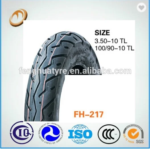 
Qingdao factory motorcycle scooter tyre 350-10 