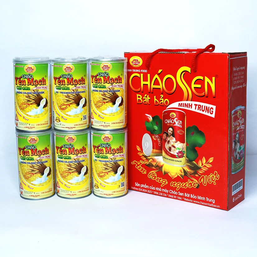 Minh Trung Vietnam Canned food Oat Grains and Coconut Milk Porridge