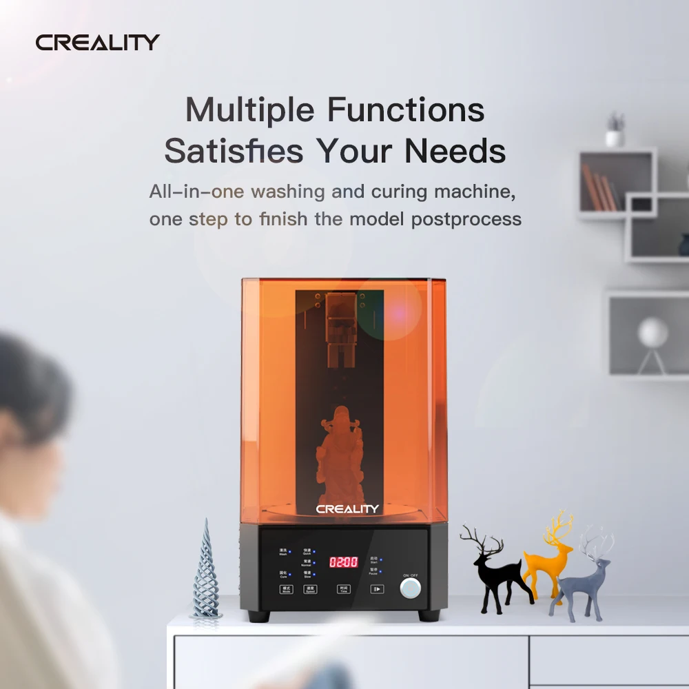 Creality UW-01 3D принтер для мытья чтобы было удобнее лечить машина 2-в-1 УФ Резина отверждающий
