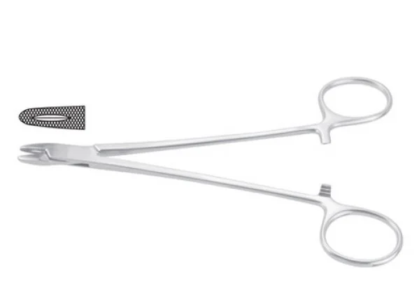 M.G. Hospital Stainless Steel Needle Holder Available in TC and in All Sizes & Qualities Manual Power Source