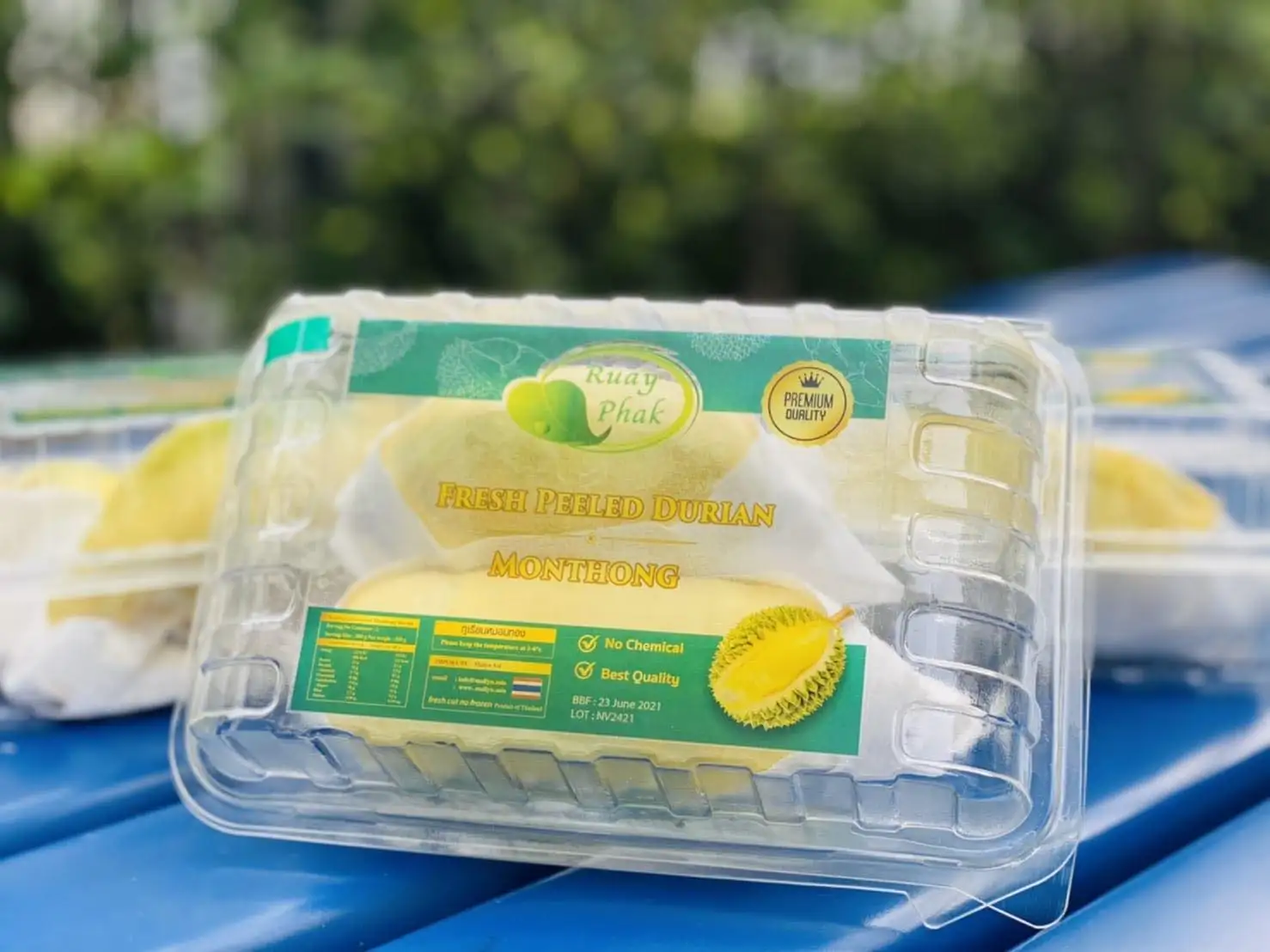 Premium Quality Fresh durians durian frozen durian from Thailand Tropical Style Thai