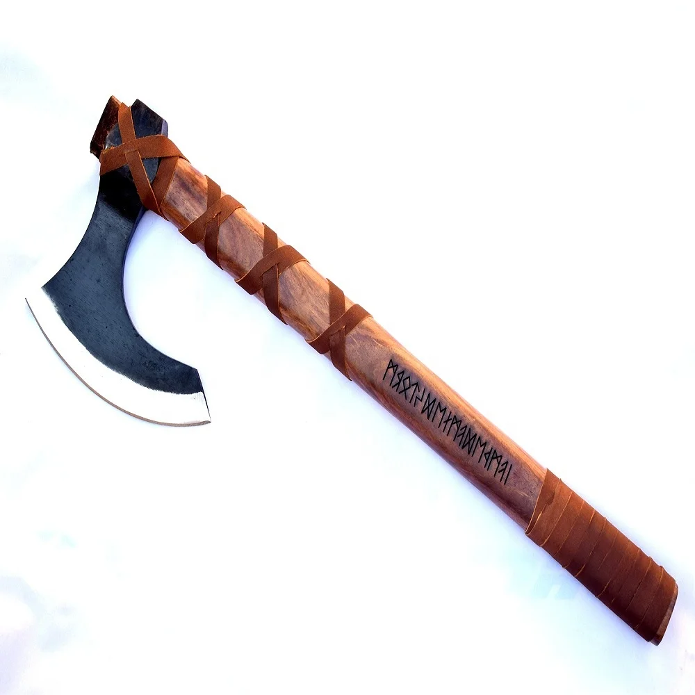 
VIKING HAND FORGED TOMAHAWK BEARDED HATCHET COMBAT THROWING HUNTING TOOl AXE VIKING AXE AX-50013 
