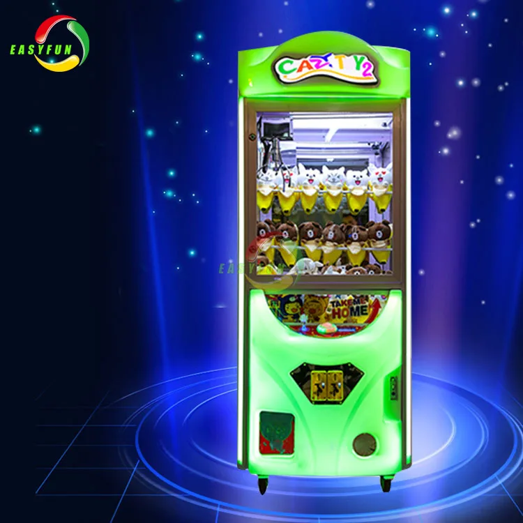 Crazy toy 2 durable and strong crane claw vending toy games machine