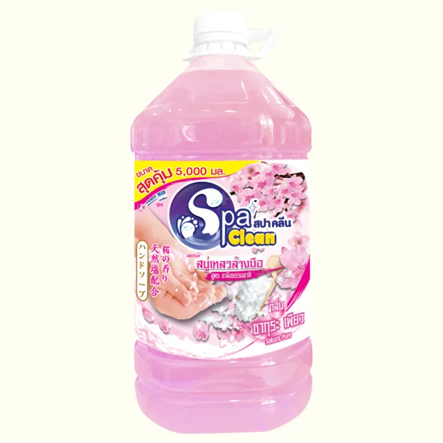 Spa Clean Liquid Hand Soap Sakura, Hand Soap, Liquid Soap 5L