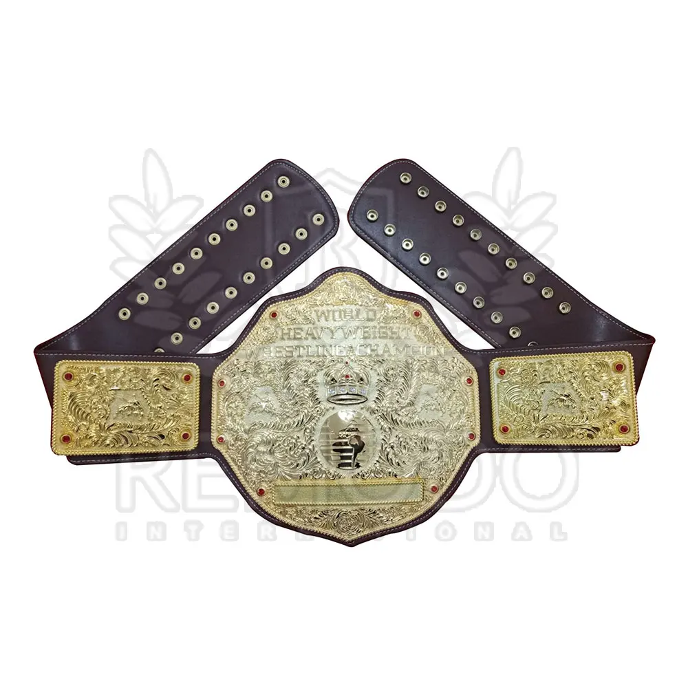 Custom World Heavyweight Wrestling Genuine  Belt  MMA Boxing wrestling Belt