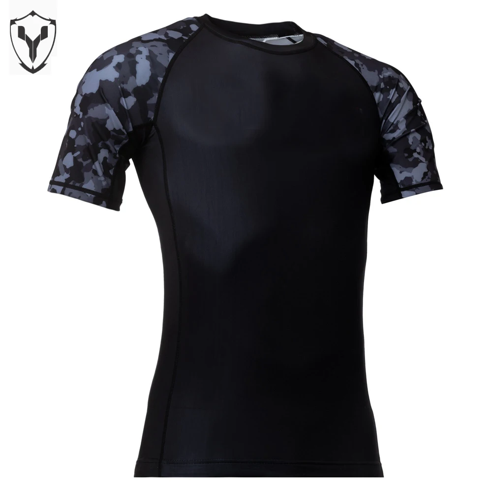 Custom Full Sublimated Compression Clothing OEM Latest Style High Quality Fitness Gym Wear MMA Rash Guard