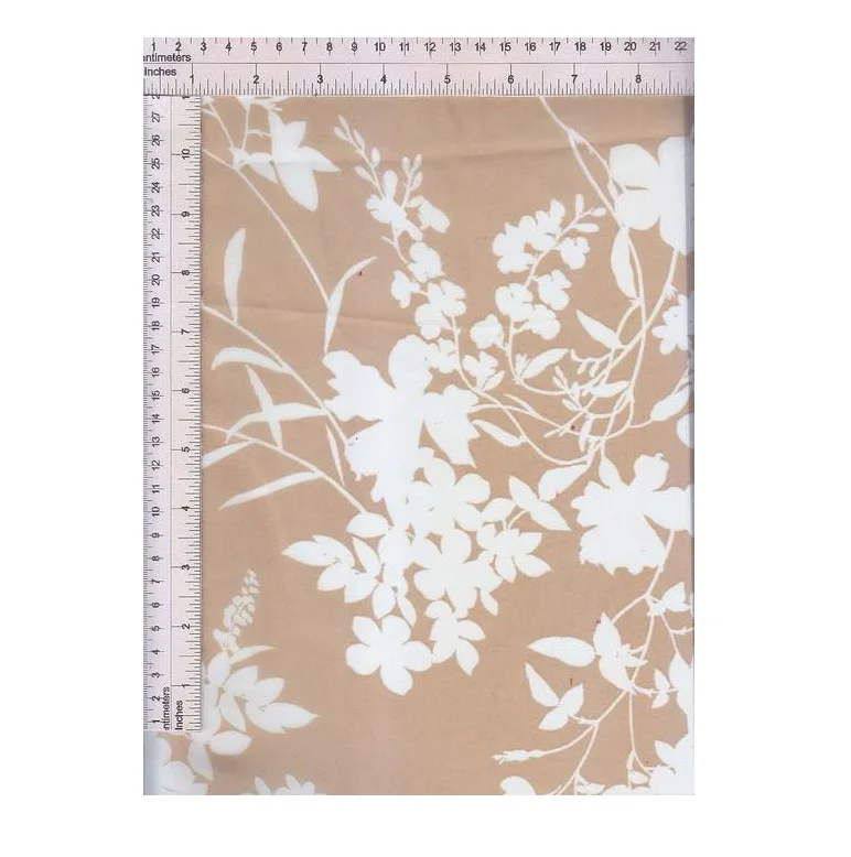 
Poly Hi Multi Chiffon Floral Print Taupe 