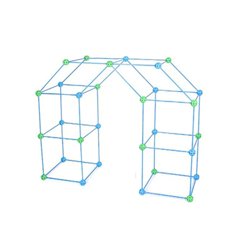 Best Selling Fort Kit Custom Accepted Education Creative Toy Building Construction Fort For Kids