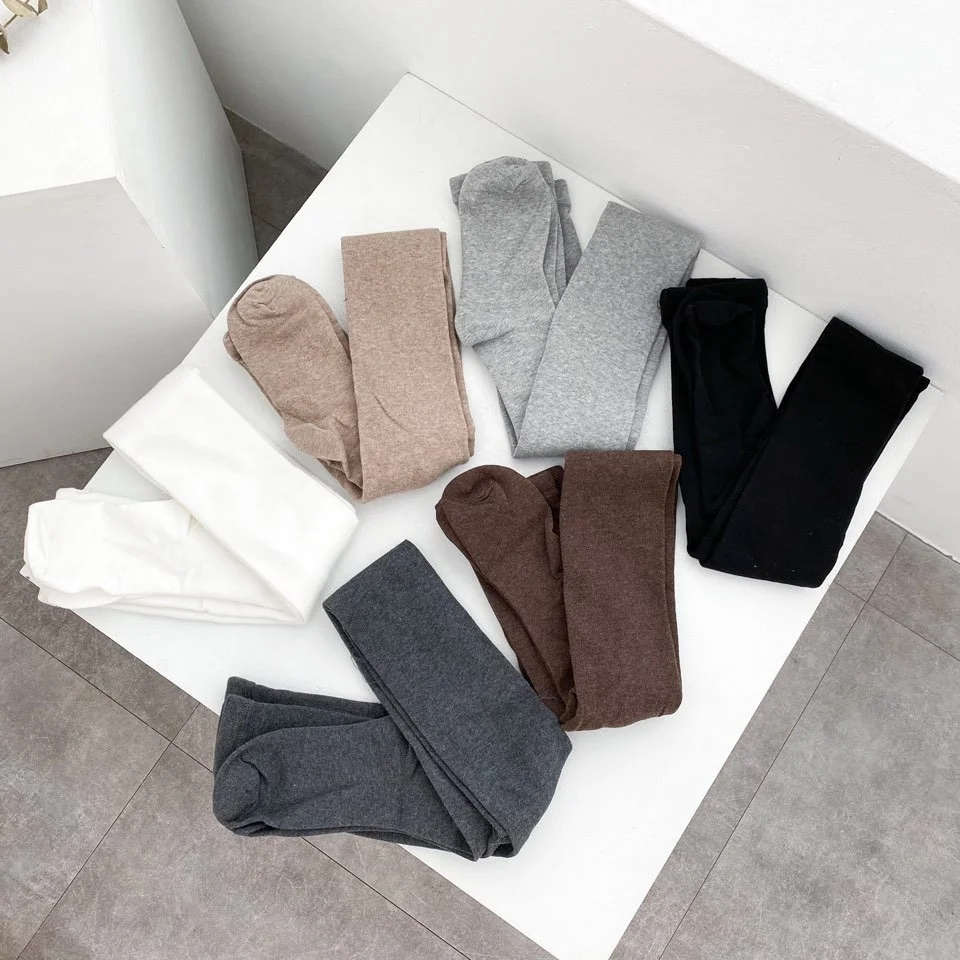 Women wholesale crossover Tights cotton tiktok leggings Made in Korea custom logo Korea OEM ODM