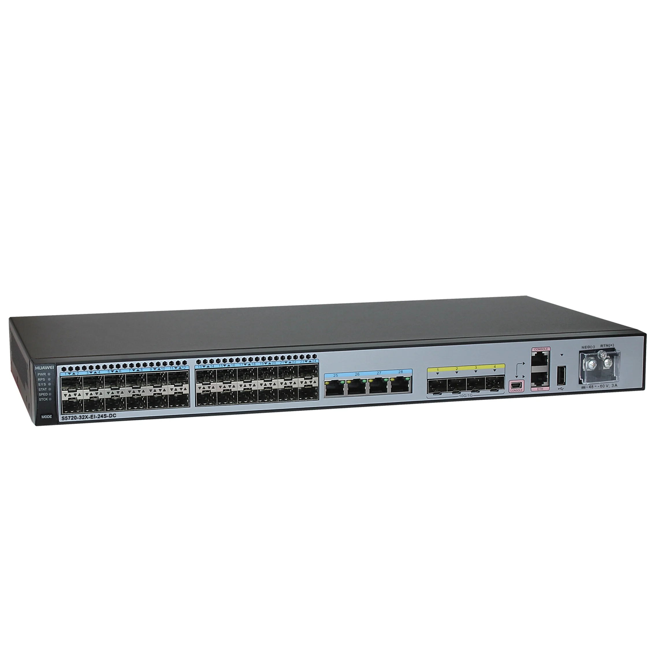 
S5720-32X-EI-24S-DC 24 ports gigabit SFP switch 
