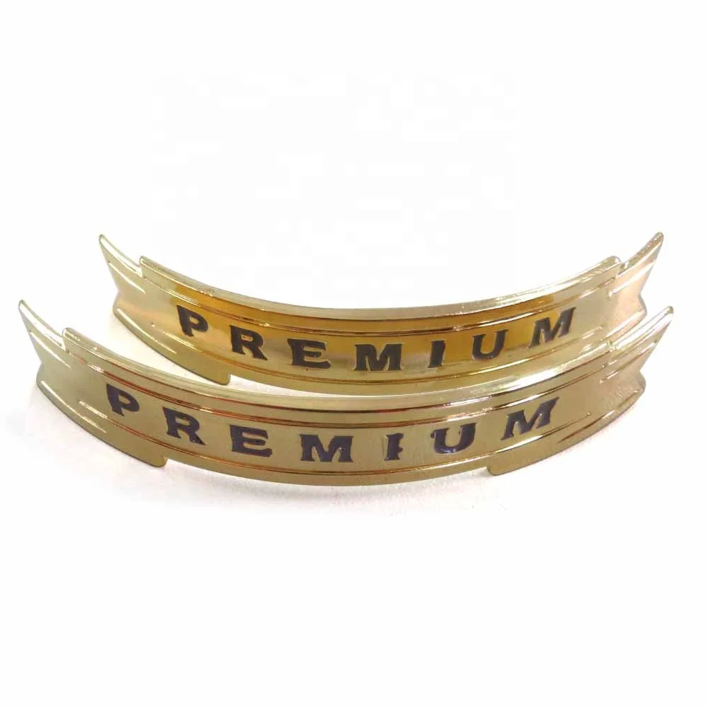 Engraved Metal Aluminum Name Plate Tag 3D Bike Brand Stickers Metal Label Pin Badge Stainless Steel Label