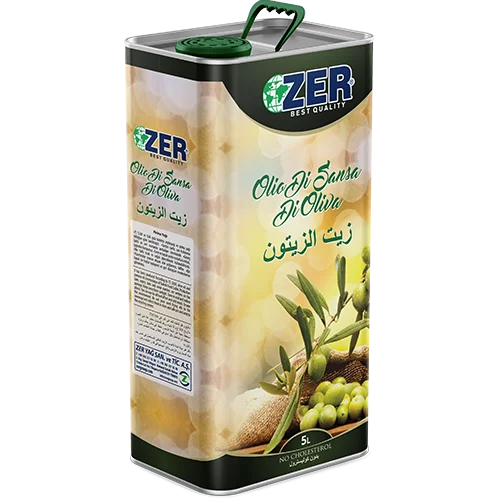 Zer Pomace Olive Oil 5 lt x 4 Tin