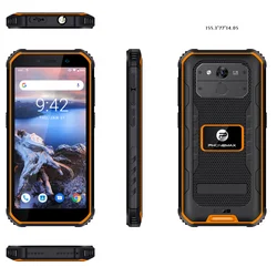 5.5 inch 5100mAh Big Battery Rugged Smartphone Supports NFC Fingerprint 4g Mobile Phone