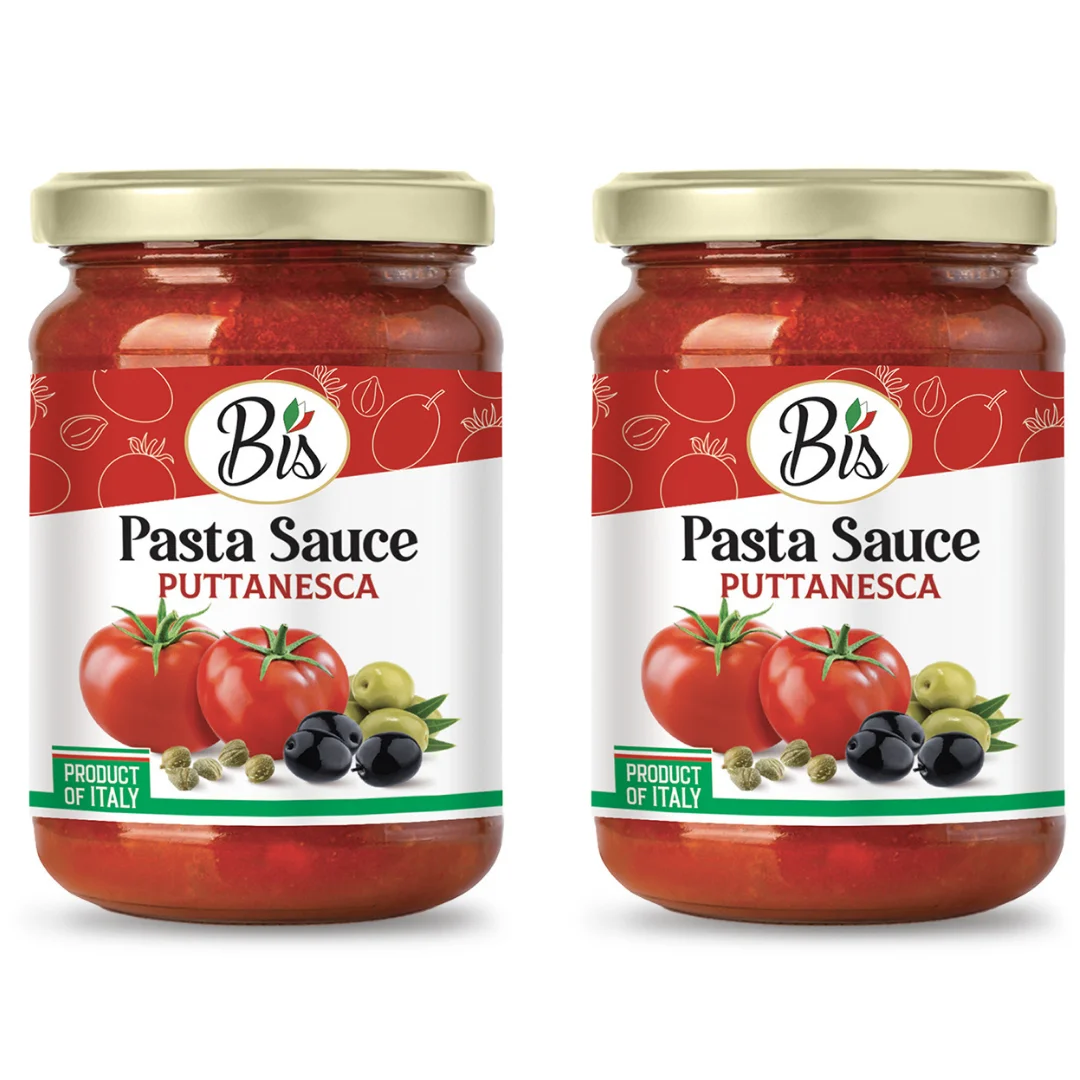 Top quality High Made in Italy pasta sauce puttanesca 350gr