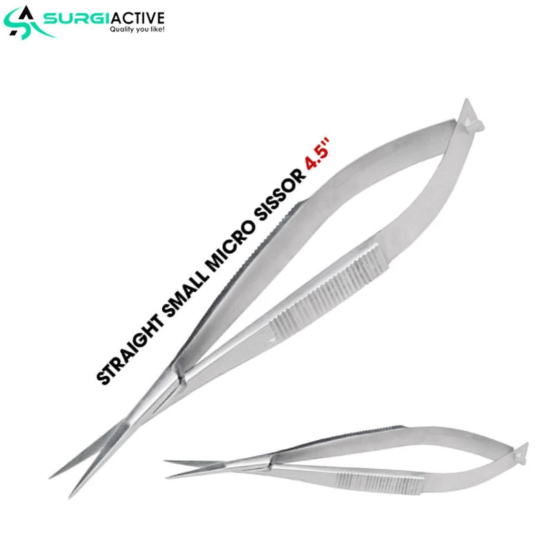 Оптовая цена Микро ножницы ассортимент микро-ножниц для дезинфекции точные хирургические инструменты нейрохирургии