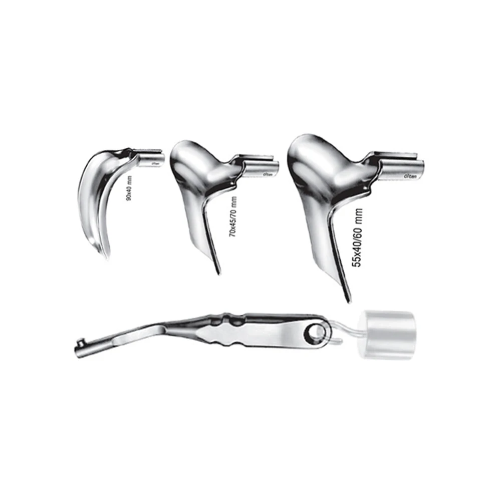 HIGH QUALITY SCHERBACK SPECULA SET COMPLETE 1 HANDLE 5 BLADES 1 WEIGHT GYNECOLOGY INSTRUMENTS