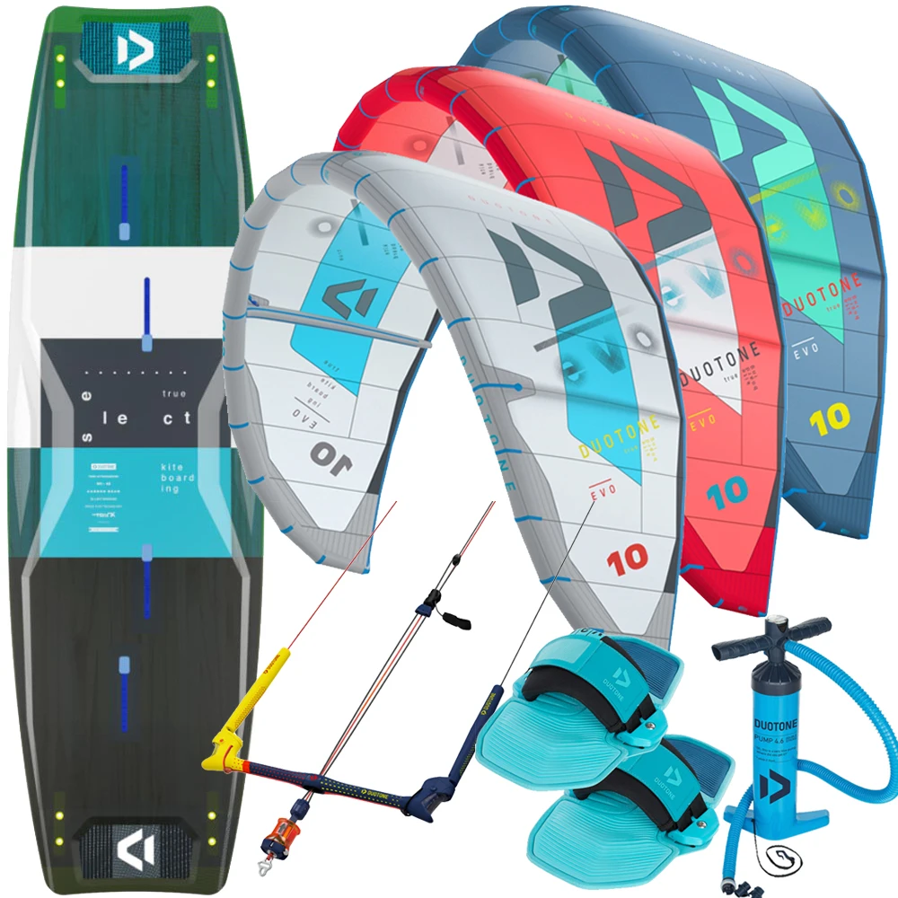 
Exclusive New 2020 DuoToNe Neo Duotone Evo Kites + Bar kiteboarding & kitesurfing with bar kites and lines 