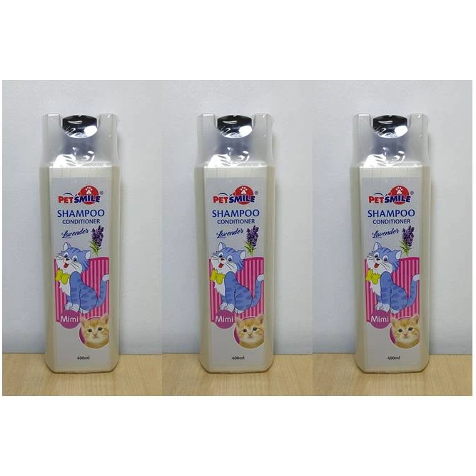 Petsmile Conditional  Cat shampoo Shower Gel Bath Lavender 400ml Malaysia (1700004923138)