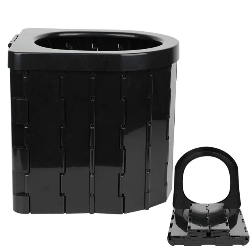 Portable Camping Folding Porta Potty Car Toilet Stool for Travel And Long Trips