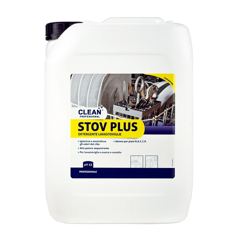 Высококачественное итальянское автоматическое моющее средство для посудомоечной машины STOV PLUS 10 литров на экспорт