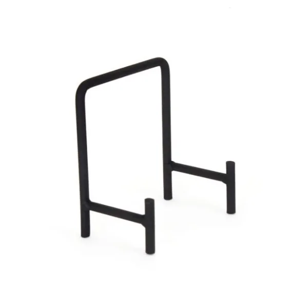 Hot Selling Portable Small Metal Easel Stand Adjustable Floor Easel Store Display Rack Black Plate Stand