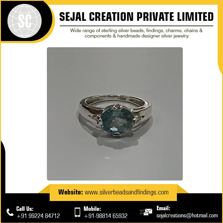 Wholesale 925 Sterling Silver Gemstone Ring FROM INDIAN SELLER AND SUPPLIER