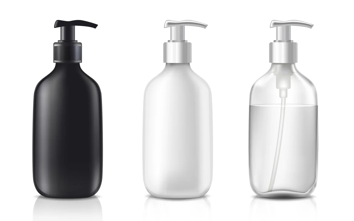 Manufacturer wholesale Empty Plastic Refillable Bottles with Pump Dispenser Pump Bottle Liquid Gel Bottle Dispenser Container