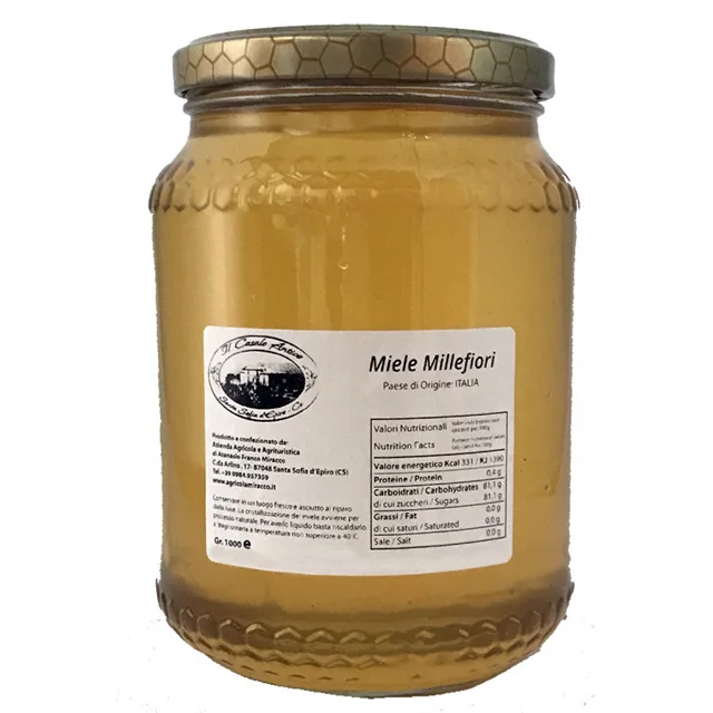 Top Quality Italian artisanal  Wildflowers Honey 1 kg.