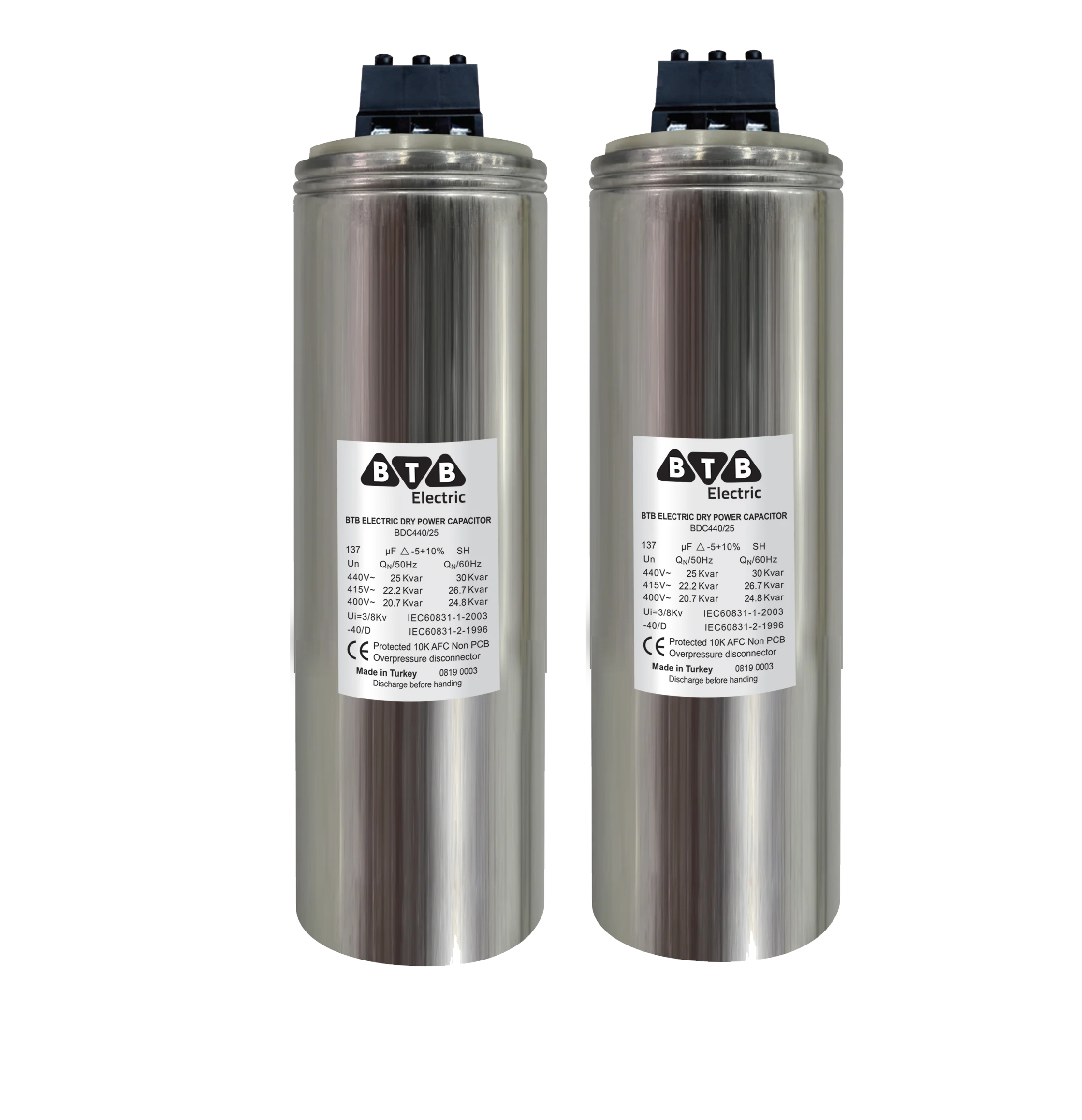 Dry Type Low Voltage Power Factor Correction  Dry type capacitor  made in turkey