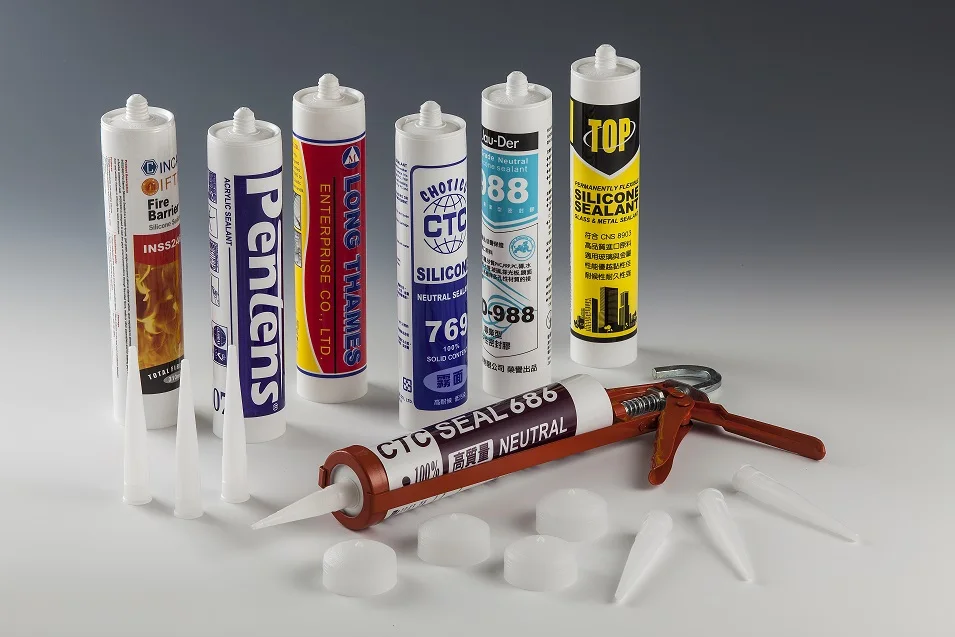 
Wholesale Constructional Plastic Silicone Sealant Empty Tube 