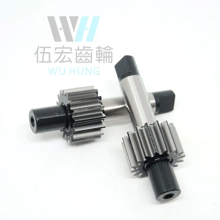 High Precision Steel Gear Shaft Pump Gear Shaft Hardened Spur Pinion Top Gear Supplier