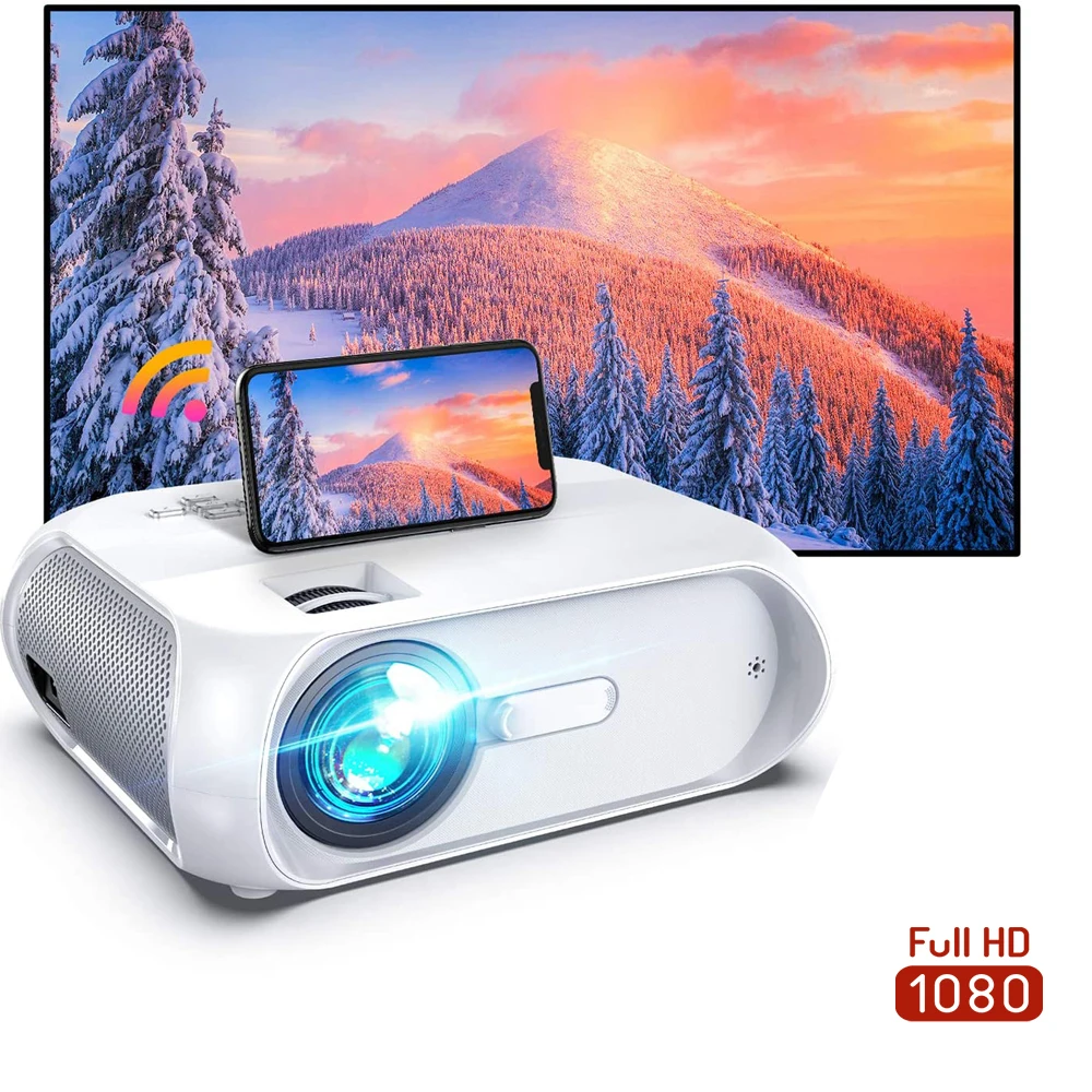 [Новый модернизированный мини-проектор 5500 люмен 1080p] Заводская поддержка OEM 1080P Full HD 4K светодиодный ЖК-проектор для домашнего кинотеатра