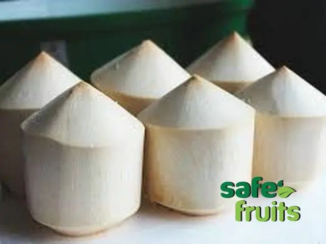 Высококачественный сладкий кокос Премиум свежий для оптовой продажи верхняя крышка/Алмазная резка/круглая форма вьетнамский