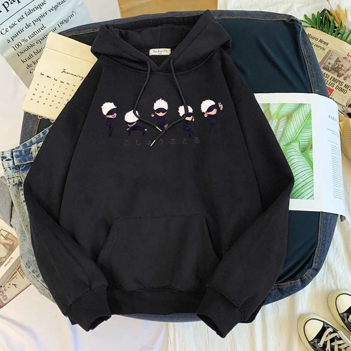 New Anime Jacket Hoodies Full Face Zip Hoodie Custom Anime Hoodie Wholesale